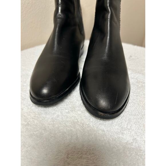 Cole Haan Black Leather Nike Air Chelsea Boots - Picture 6 of 11